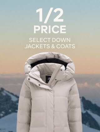 1/2 PRICE SELECT FLEECE JACKETS AND COATS