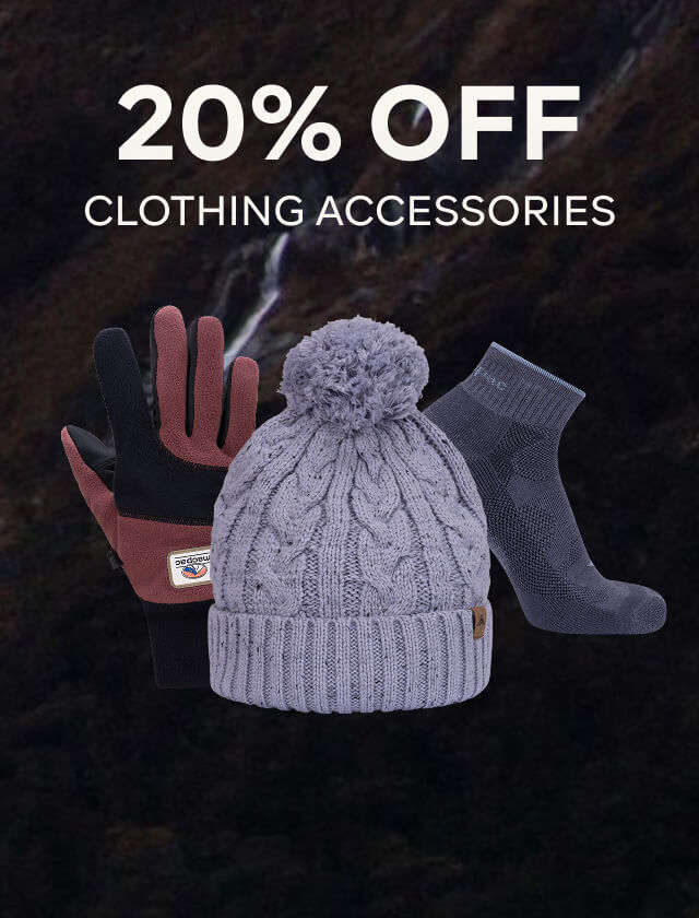 20% OFF CLOTHING ACCESSORIES