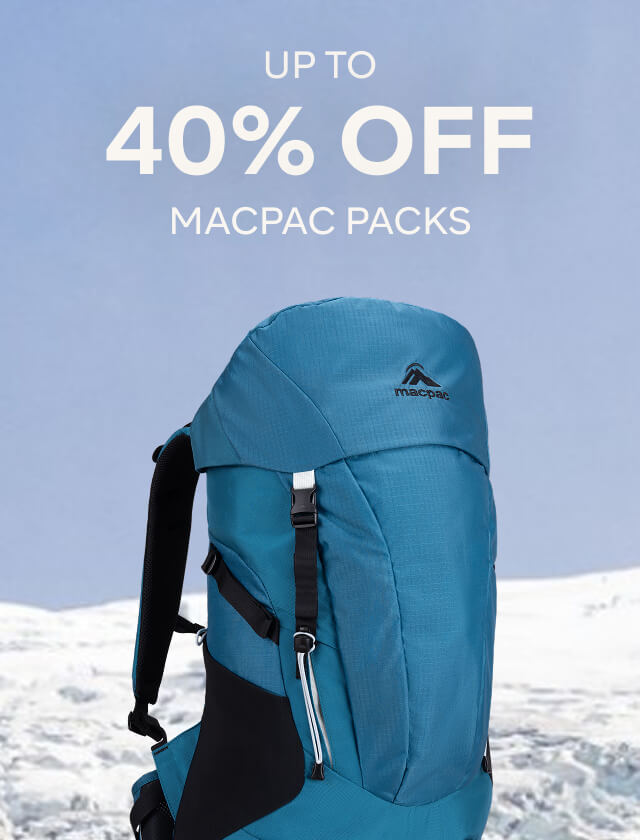 UP TO 40% OFF MACPAC PACKS