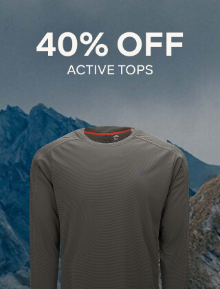 40% OFF ACTIVE TOPS