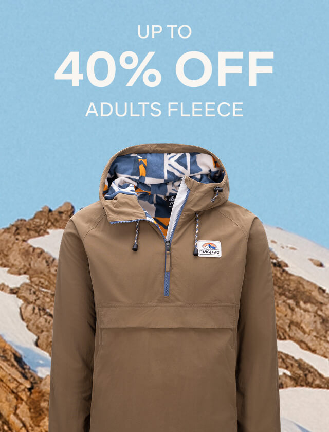 UP TO 40% OFF ADULTS FLEECE