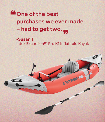 INTEX EXCURSION PRO K1 INFLATABLE KAYAK