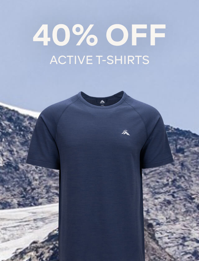 40% OFF ACTIVE T-SHIRTS