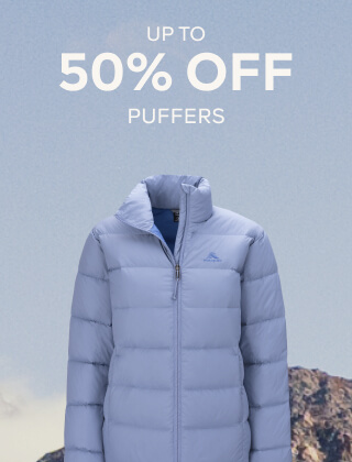 UP TO 50% PUFFERS