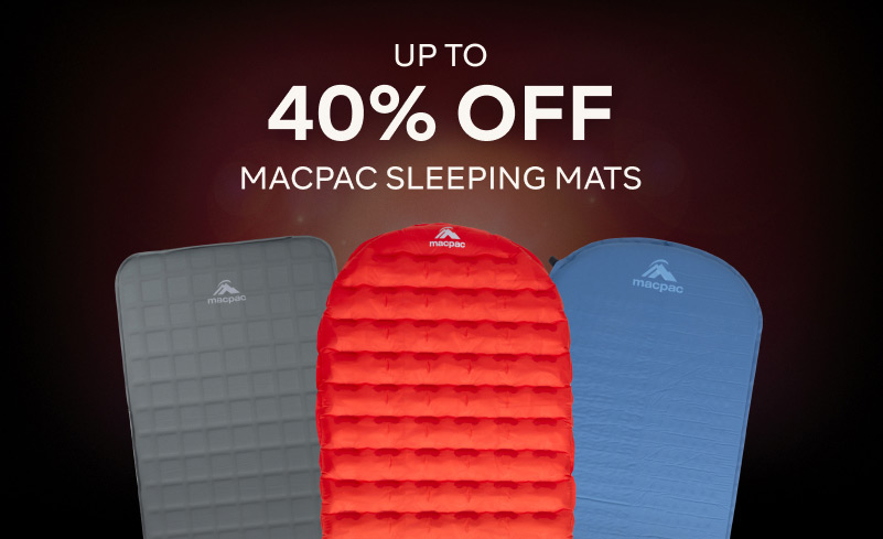 UP TO 40% OFF MACPAC SLEEPING MATS