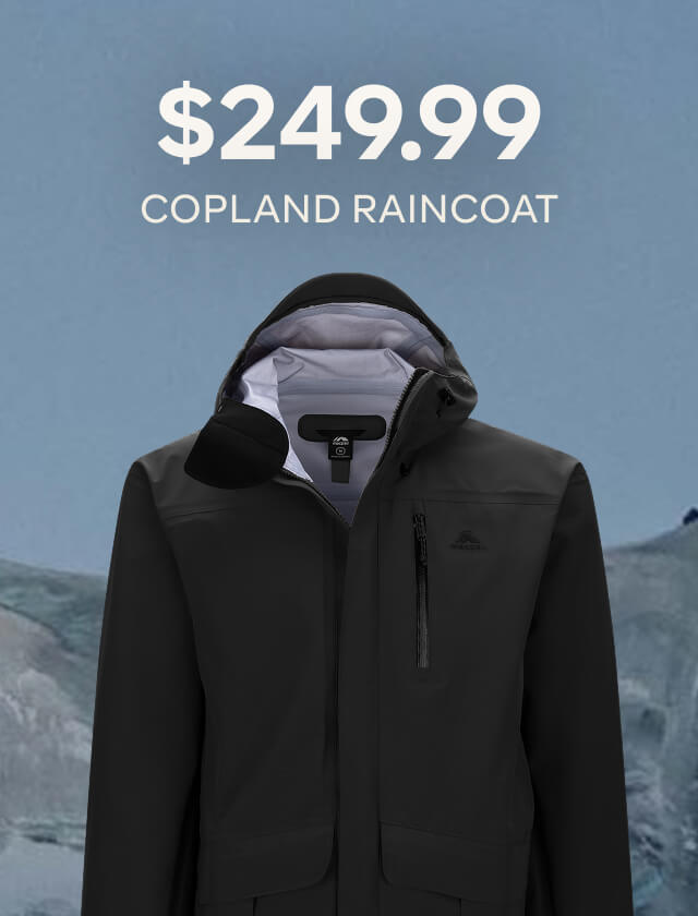 $249.99 COPLAND RAINCOAT