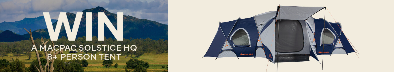 Win a Macpac Solstice HQ 8+ Person Tent