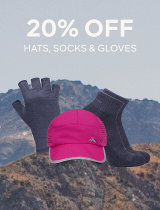 20% OFF HATS,SOCKS & GLOVES