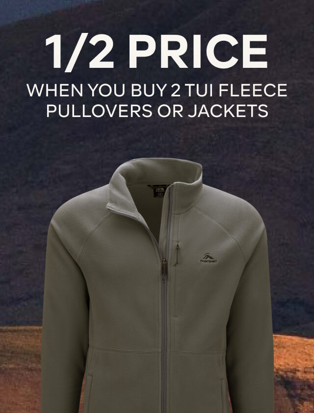 1/2 PRICE WHEN YOU BUY 2 OR MORE TUI FLEECE PULLOVERS