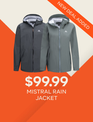 $99.99 MISTRAL RAIN JACKET