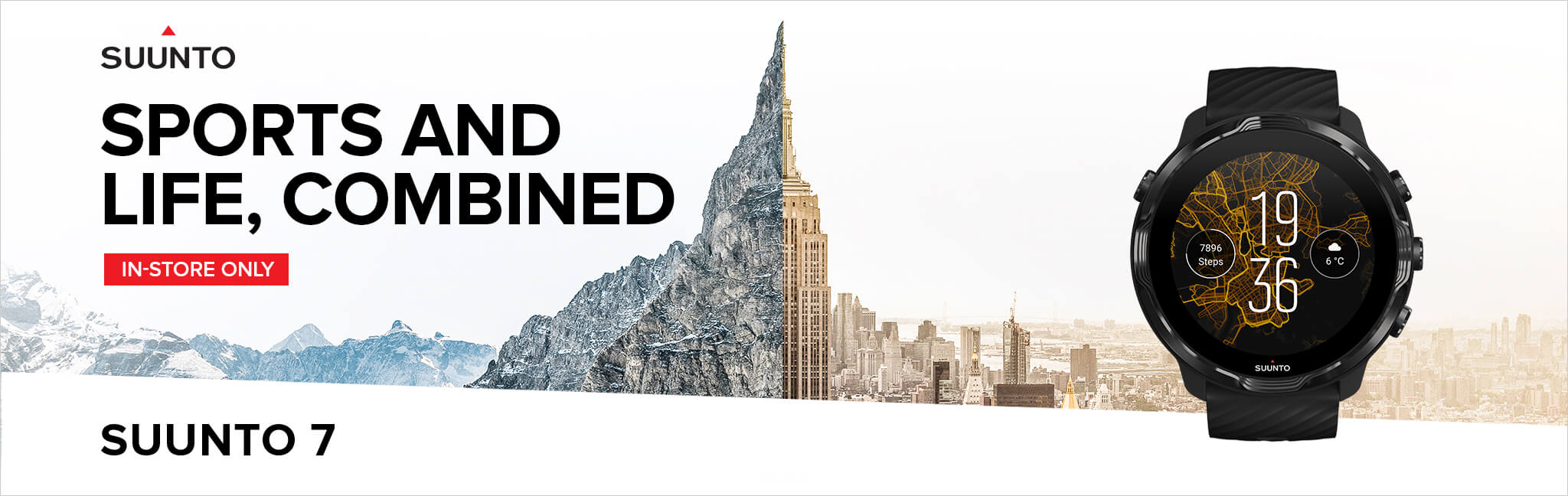 Suunto 7, Sports and Life, Combined - Now available in store only