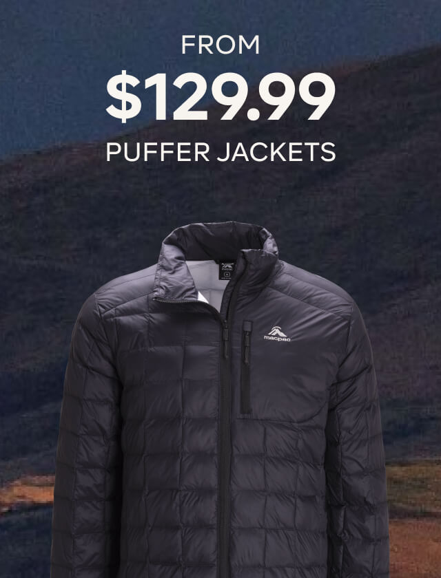 FROM $129.99 PUFFER JACKETS