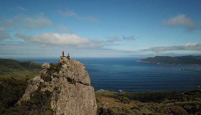 Climbing New Routes on Stewart Island