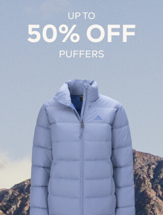 UP TO 50% PUFFERS