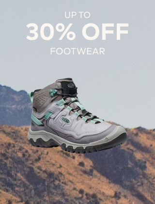 UP TO 30% OFF FOOTWEAR
