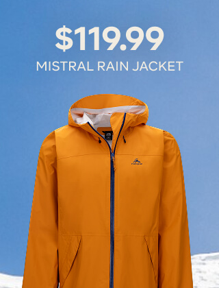 $119.99 MISTRAL RAIN JACKET