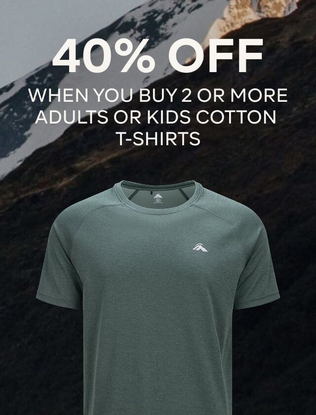 40% OFF WHEN YOU BUY 2 OR MORE ADULTS OR KIDS COTTON T-SHIRTS