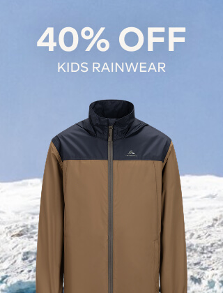 40% OFF KIDS RAINWEAR