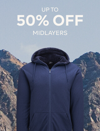 UP TO 50% OFF MIDLAYERS