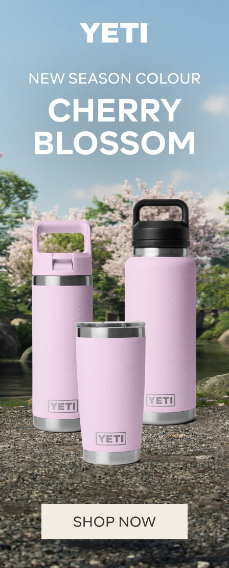 YETI NEW SEASON COLOUR, CHERRY BLOSSOM - SHOP NOW