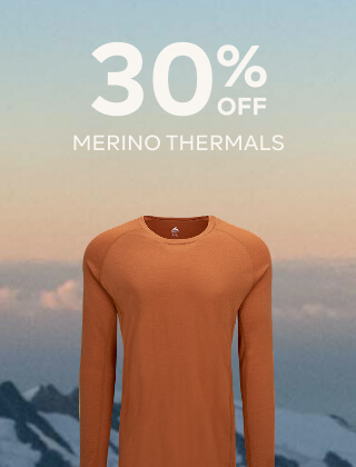 30% OFF MERINO THERMALS