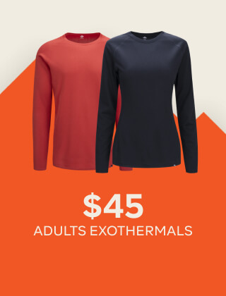 $45 ADULTS EXOTHERMALS