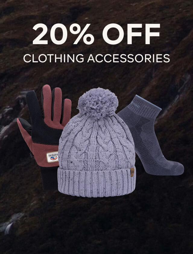 20% OFF CLOTHING ACCESSORIES