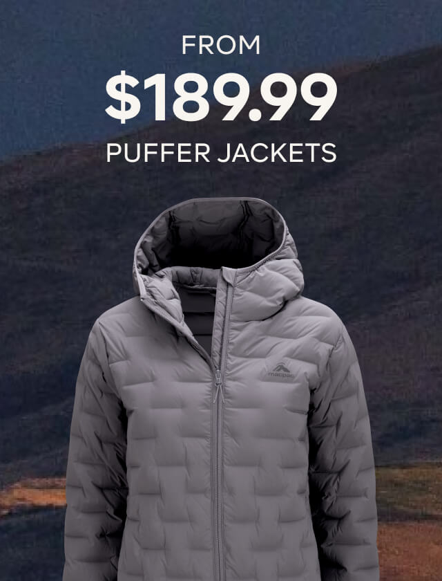 FROM $189.99 PUFFER JACKETS