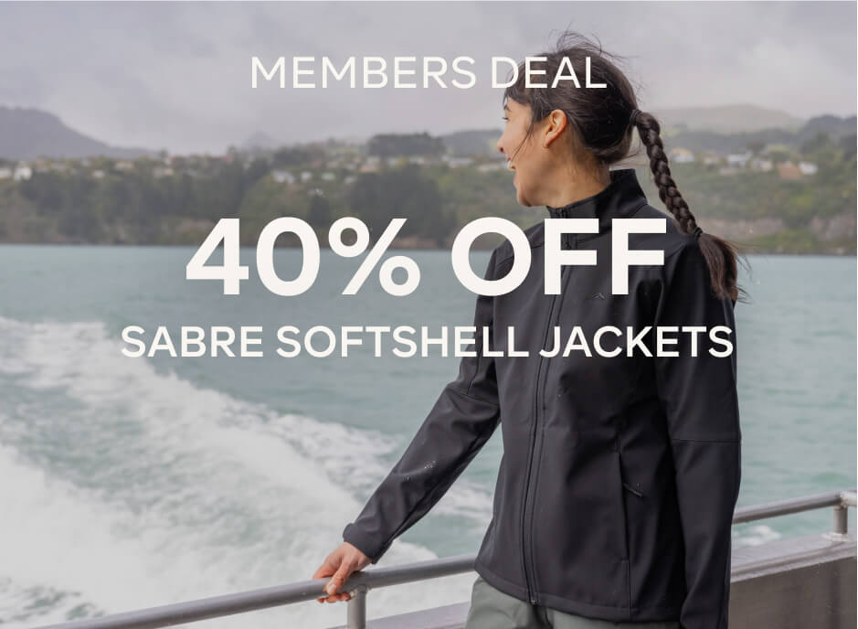 40% OFF SABRE SOFTSHELL JACKETS