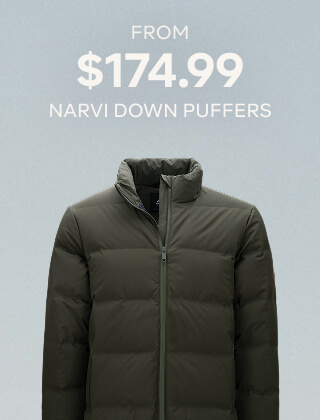 FROM $174.99 NARVI DOWN PUFFERS