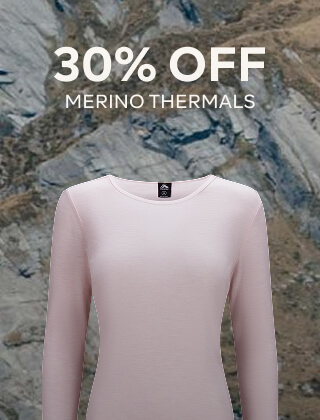 30% OFF MERINO THERMALS