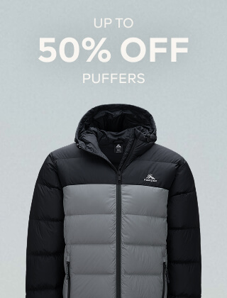 UP TO 50% OFF PUFFER JACKETS