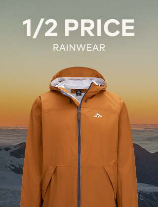 1/2 PRICE RAINWEAR