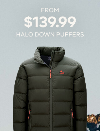$139.99 HALO DOWN JACKETS