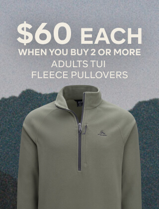 $60 EACH WHEN YOU BUY 2 OR MORE TUI FLEECE PULLOVERS