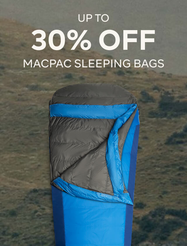 UP TO 30% OFF MACPAC SLEEPING BAGS