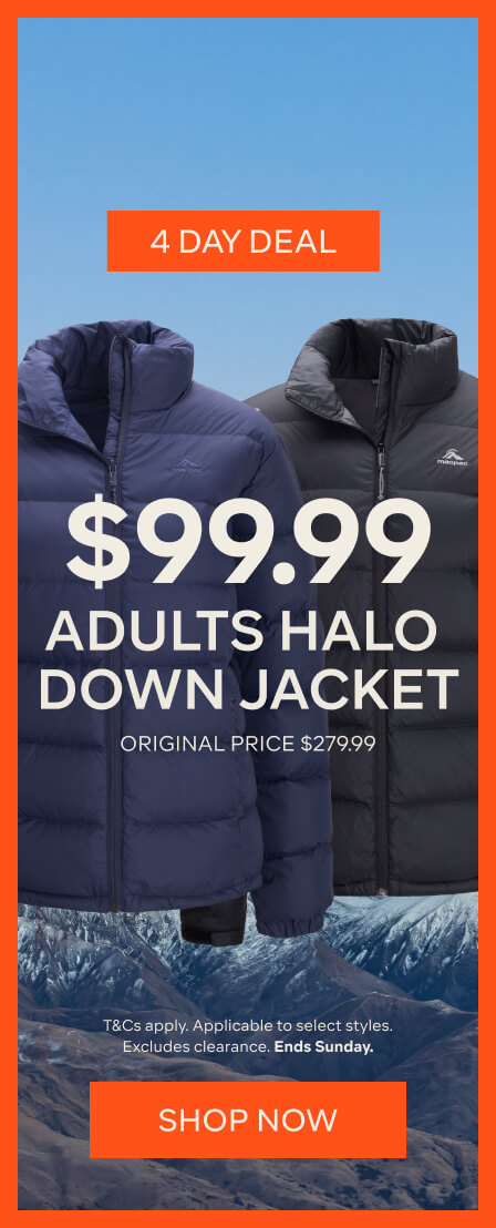 4 DAY DEALS - $99.99 ADULTS HALO DOWN JACKET