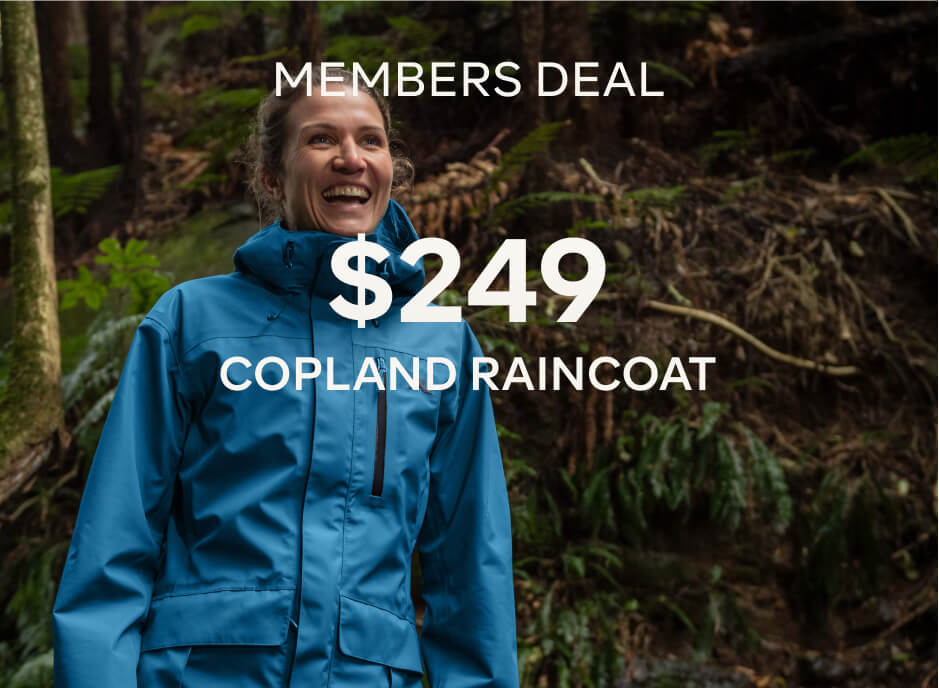 $249 COPLAND RAINCOAT