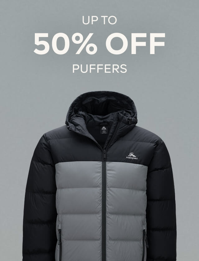 UP TO 50% OFF PUFFER JACKETS