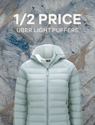 1/2 PRICE UBER LIGHT PUFFERS