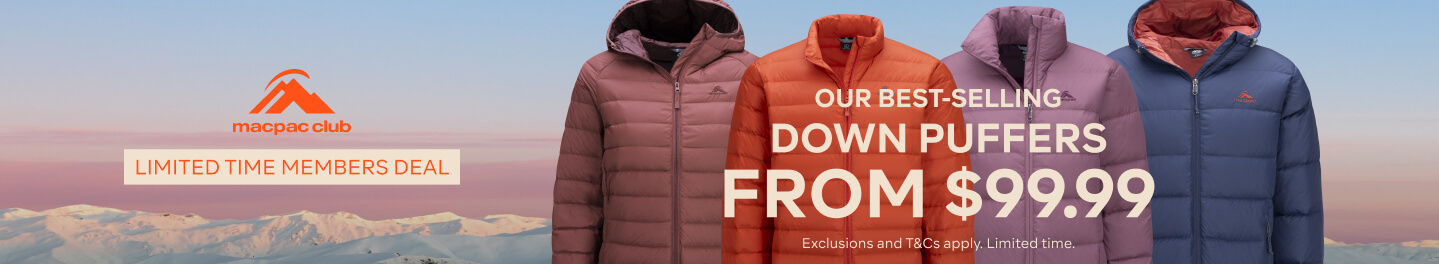 MEMBERS DEAL - UP TO 40% OFF MACPAC GEAR