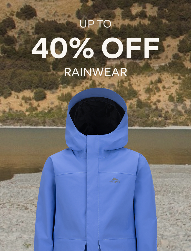 UP TO 40% OFF RAINWEAR