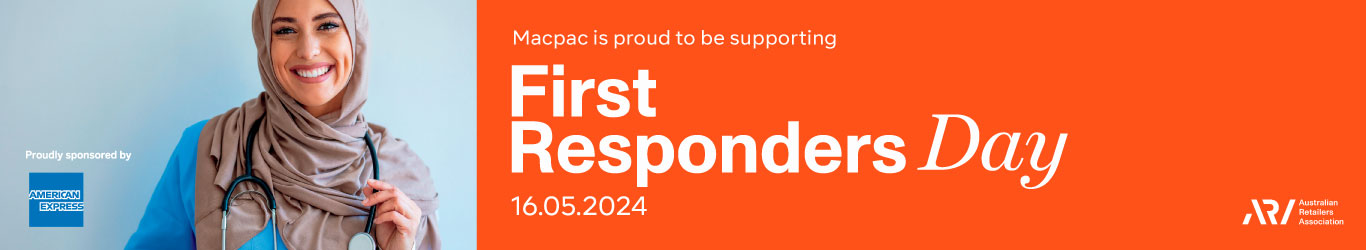 Macpac is proud to be supporting FIRST RESPONDERS DAY