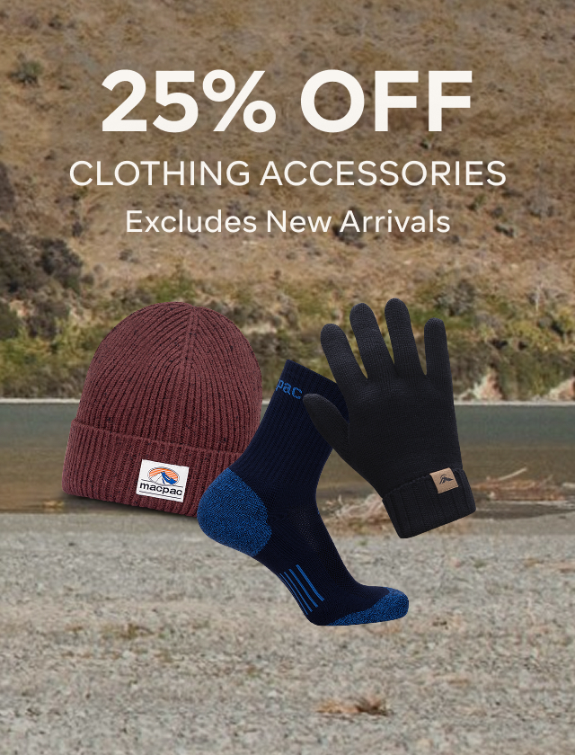 25% OFF CLOTHING ACCESSORIES EXCL. NEW ARRIVALS