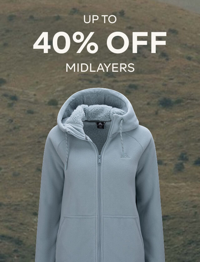 40% OFF MIDLAYERS
