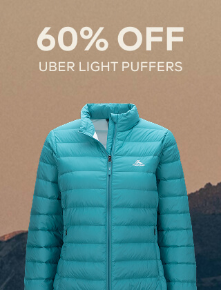 60% OFF UBER LIGHT PUFFERS