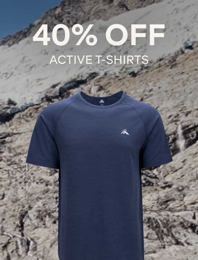 40% OFF ACTIVE T-SHIRTS