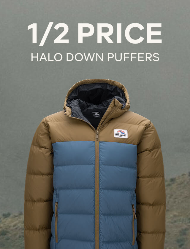 1/2 PRICE HALO DOWN JACKETS