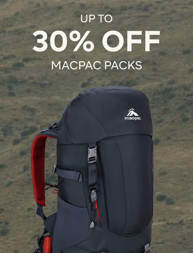 30% OFF MACPAC PACKS