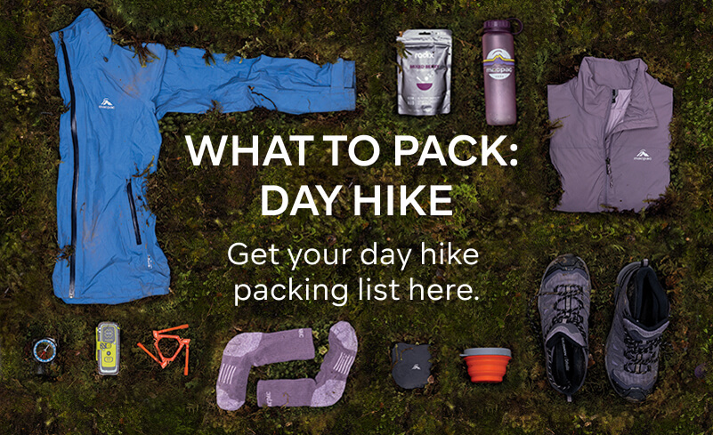 WHAT TO PACK: DAY HIKE